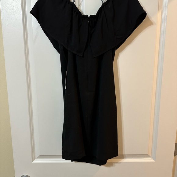 NWT Charles Henry Crepe Off The Shoulder Cocktail Mini Dress, Size Small, Black - Picture 16 of 16